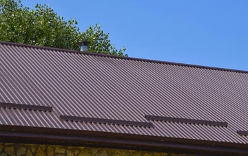 typical Upper Ochrwyth corrugated roof uses